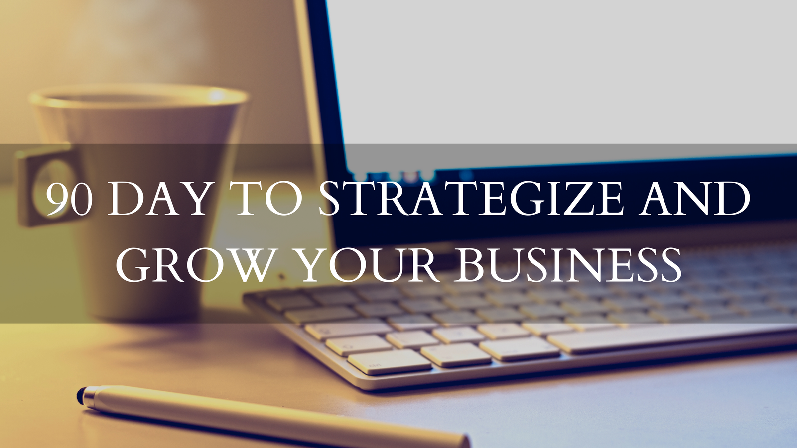 90 DAY TO STRATEGIZE AND GROW YOUR BUSINESS